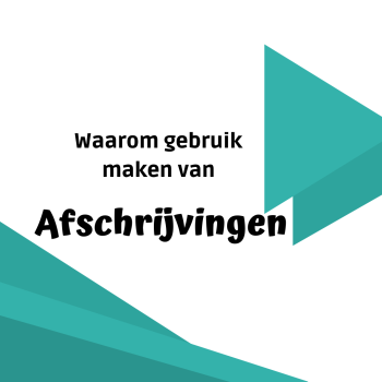 Afschrijvingen, hoe gebruiken?
